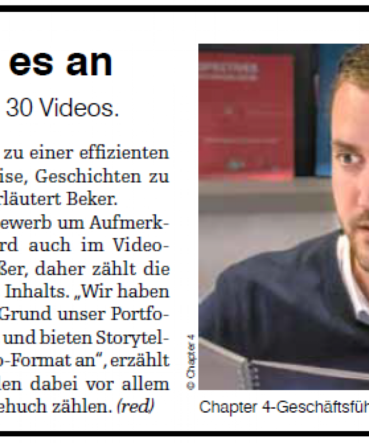 VIDEO MARKETING AM VORMARSCH